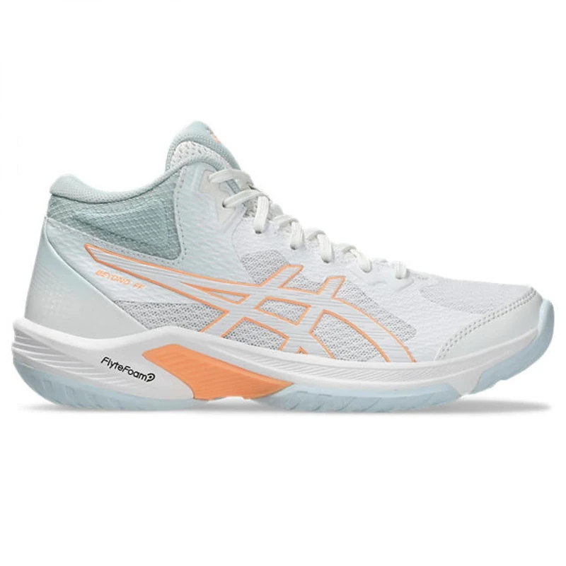 ASICS Women's Beyond FF MT Sneaker, White/Bright Sunstone, 4.5 UK