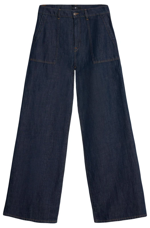 7 For All Mankind Women's Lotta Blueberry Utility Jeans - 31W