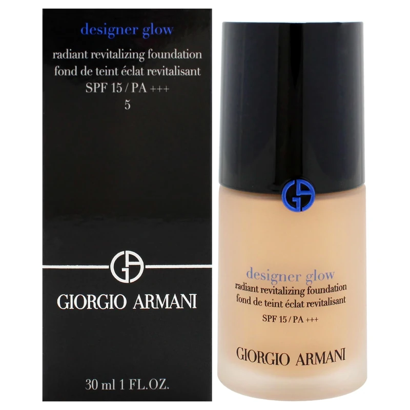 GIORGIO ARMANI Designer Glow Radiant Revitalizing Foundation SPF 15 No.5 (30 ml)