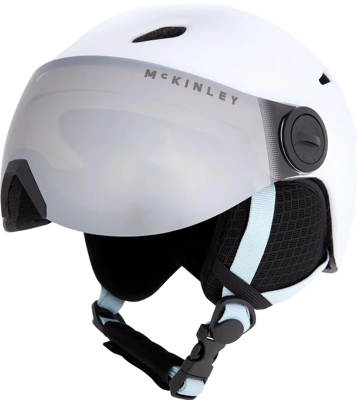 Mckinley Boy's Pulse S2 Visor Hs-016 Ski Helmets White/Blue Ice/Rose M