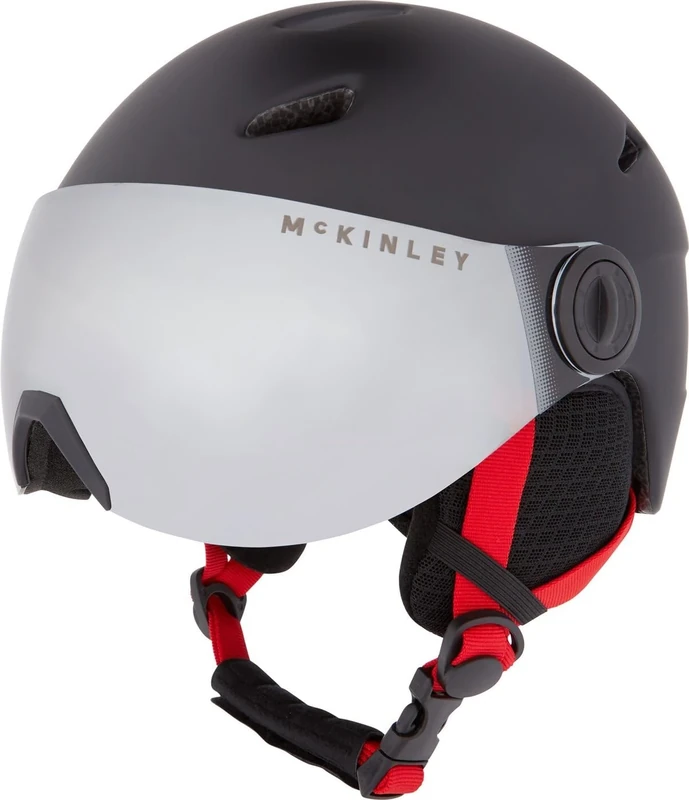 Mckinley Boy's Pulse S2 Visor Hs-016 Ski Helmets Black/Red S