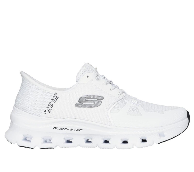 Skechers Women's Glide-Step PRO, White, 38.5 Wide - Image 1