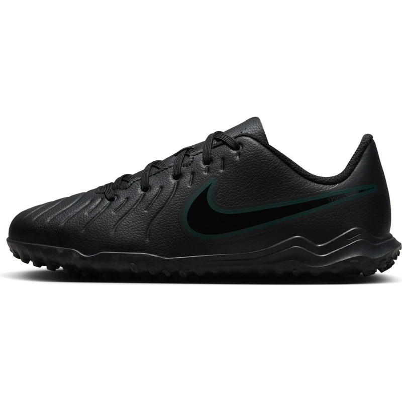 NIKE Boys Jr. Tiempo Legend 10 Club Tf Sneaker, Black Deep Jungle Black, 5.5 UK