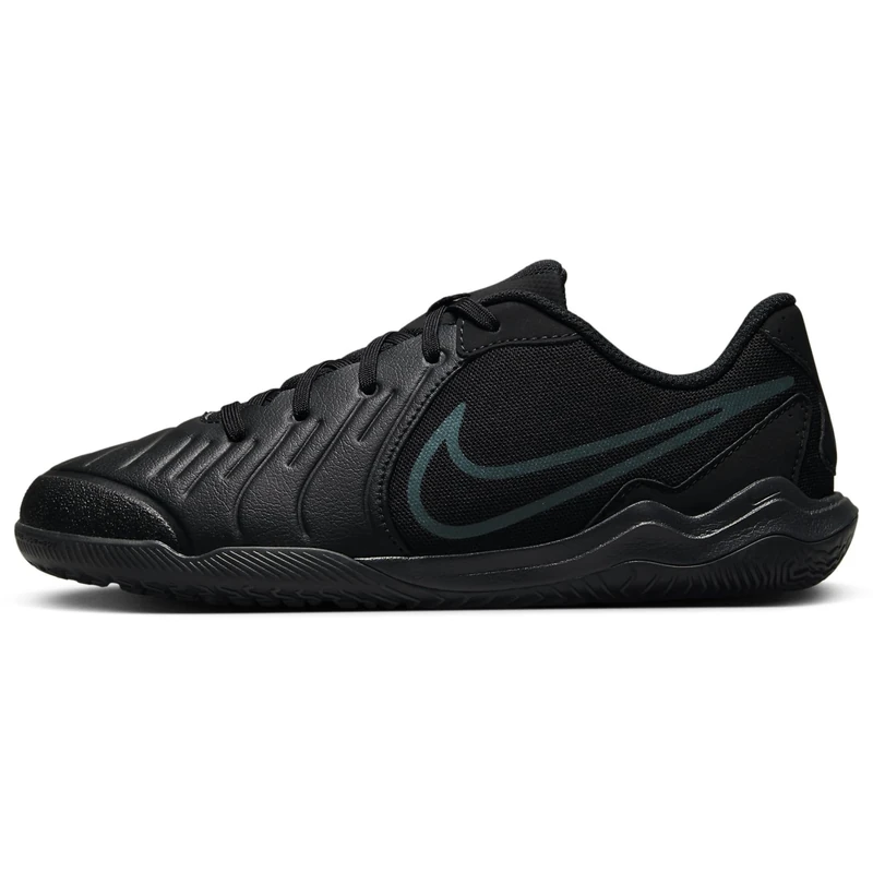 NIKE Boys Jr. Tiempo Legend 10 Academy Ic Sneaker, Black Deep Jungle Black, 4.5 UK