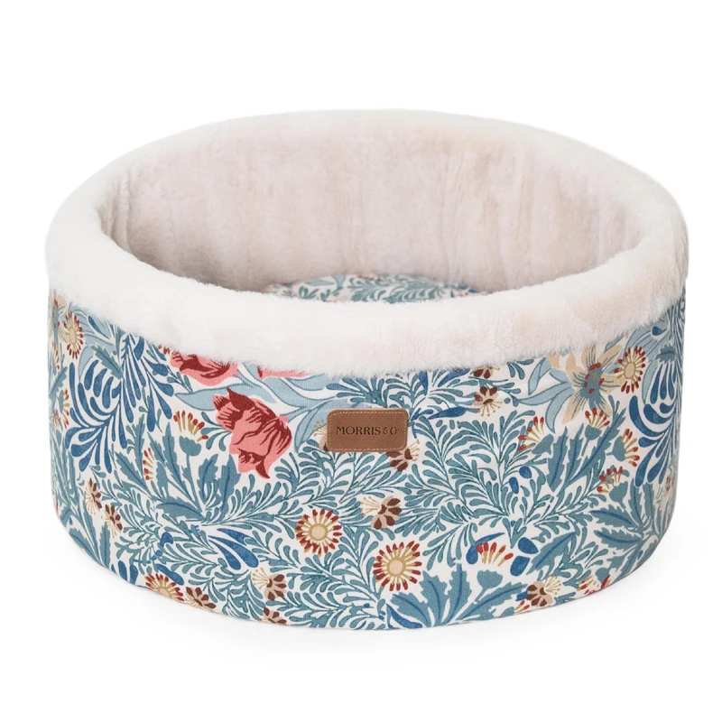 Rosewood x Morris & Co. Bower Berry Round Pet Bed - Small