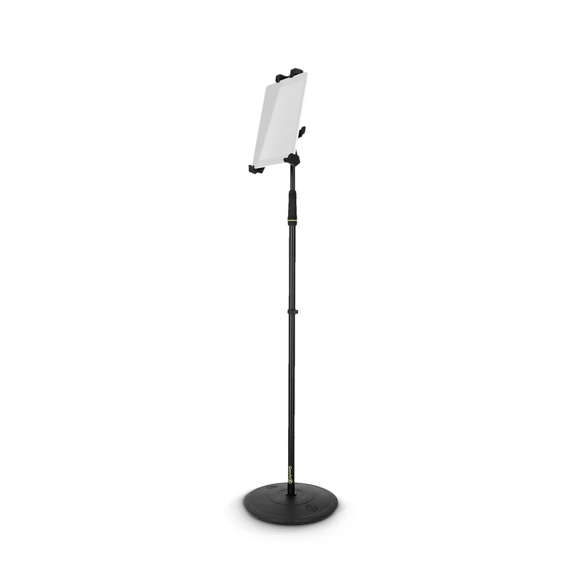 Gravity MA T TH 02 SET 1 Traveler tablet and microphone stand with circular base
