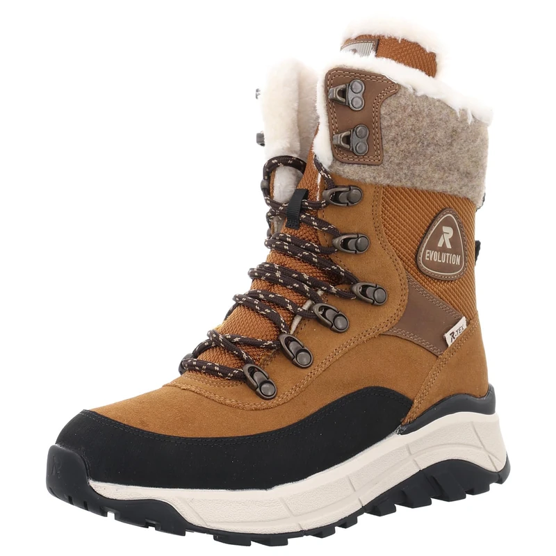 Rieker Women's W0066 Short Boots, brown, 6.5 UK