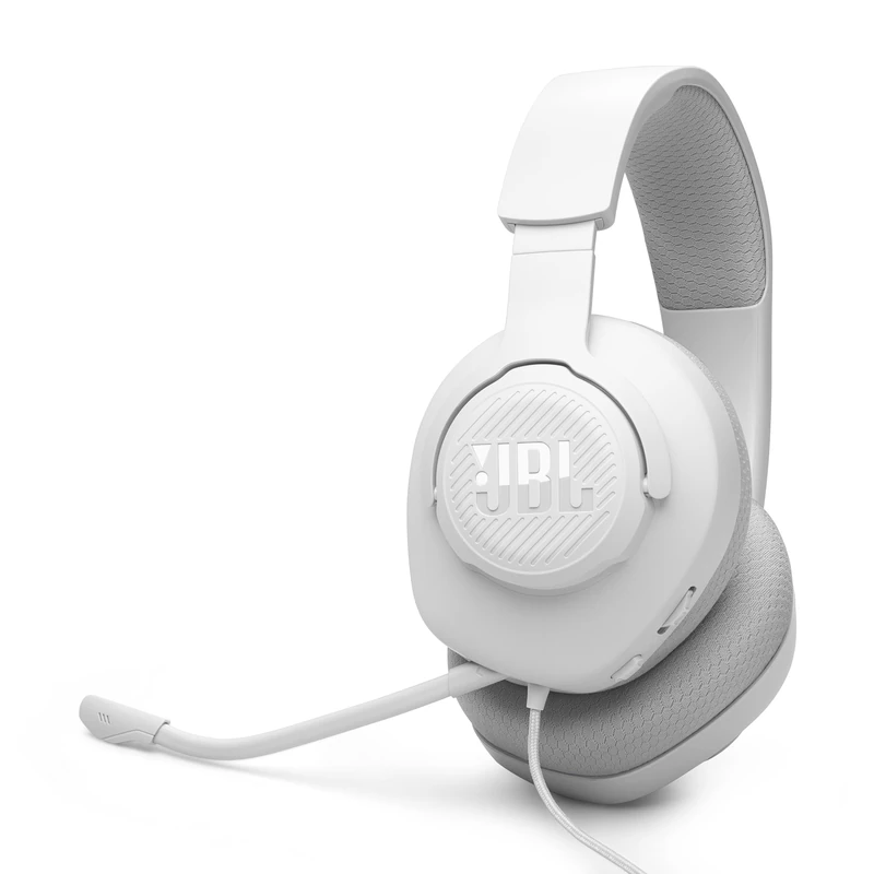 JBL Quantum 100M2 Gaming Headset/Headphone/3.5MM Connection/Entry Model/White/JBLQTUM100M2WHT