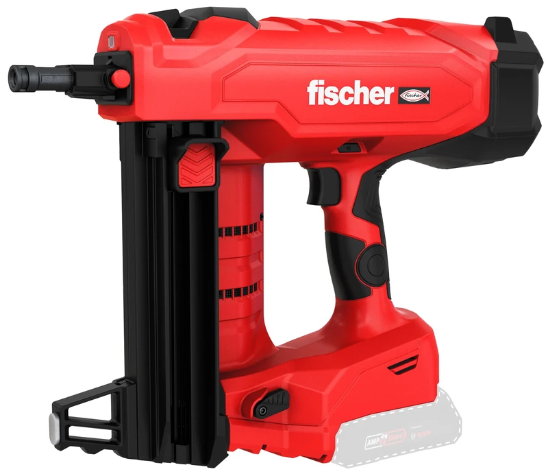 fischer FXC 85 Cordless Concrete Nailer Set, Gas-Free Setting Device, AMPShare Alliance, with Depth Adjustment, for 500 Nails per Charge, Without Bosch ProCore 18 V Battery