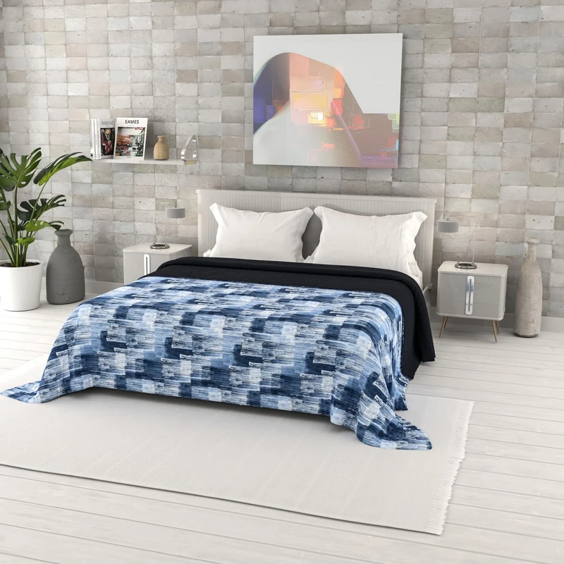Italian Bed Linen Fantasy Printed Summer Quilt, Polyester Filling, Paint, 260 x 270 cm