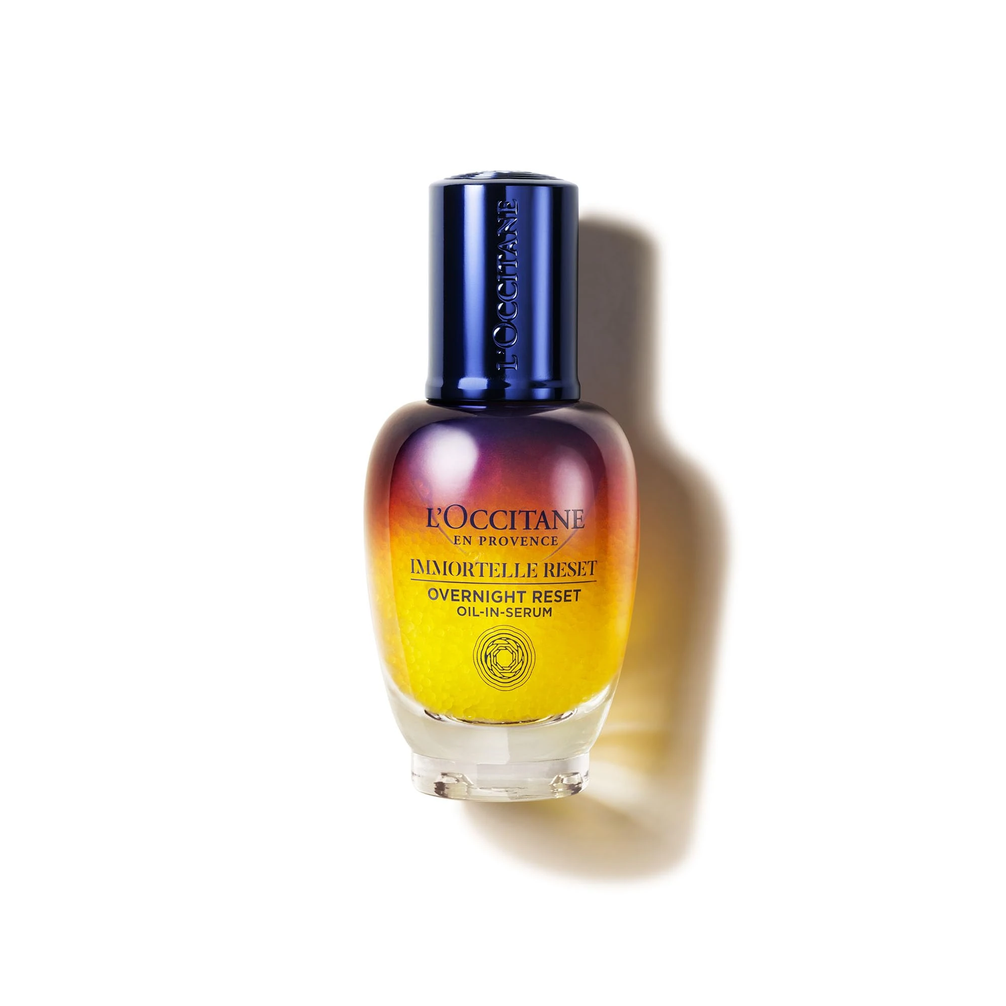 L'OCCITANE Immortelle Overnight Reset Serum 30ml, Anti-Aging Face Serum for Radiant, Smooth & Hydrated Skin, Natural Alternative to Retinol, Premium & Clean Beauty Skincare for All Skin Types