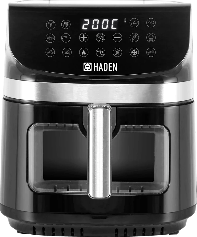 Haden 9L Digital Air Fryer - Large Airfryer with 10 Preset Cooking Functions, Keep Warm and Preheat - Oil-Free and Low Fat Cooking - Multifunctional Air Fryer for Roasting, Baking, and Healthy Meal