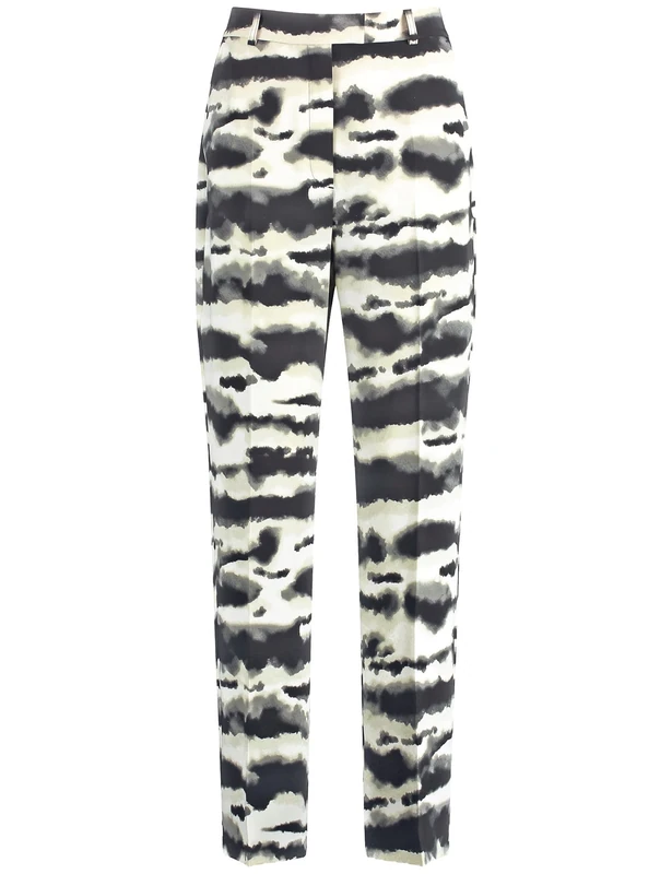 Taifun Women's 620413-11319-9422 Trouser, Champagne Patterned, 10