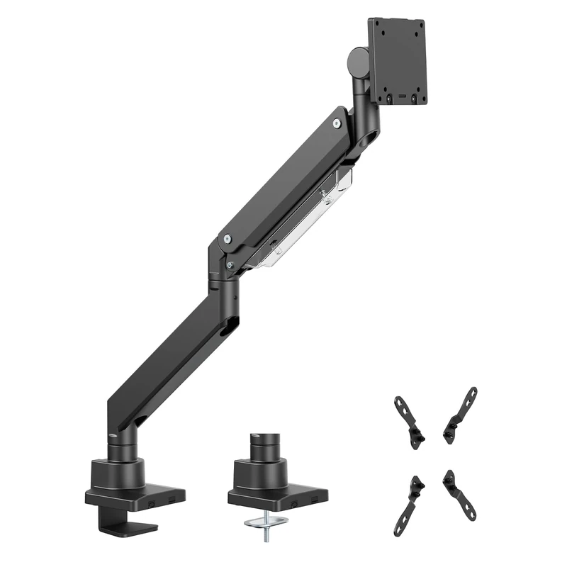 Maclean MC-968 double arm monitor mount with gas spring 17-57 inches 27 kg