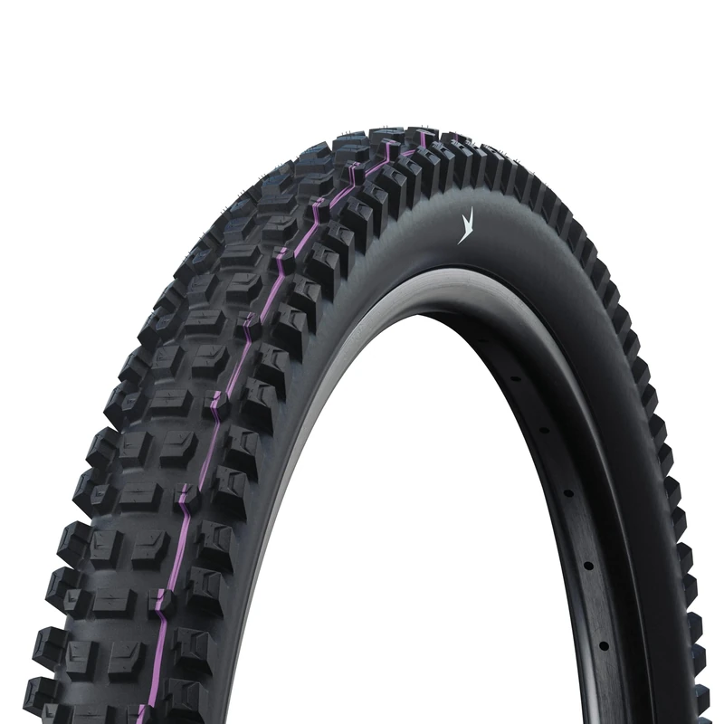 Schwalbe Albert Radial TLR Trail Pro, Addix Ultra Soft, Folding Tyre, Black, 27.5x2.50 (63-584)