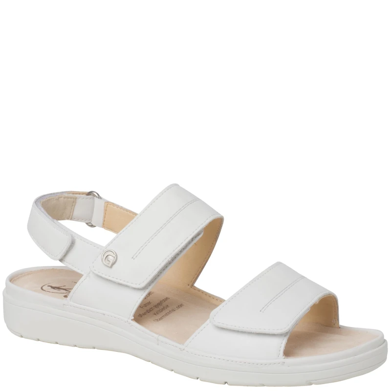 Ganter Women's Gina-g Sandals, White, 5 UK