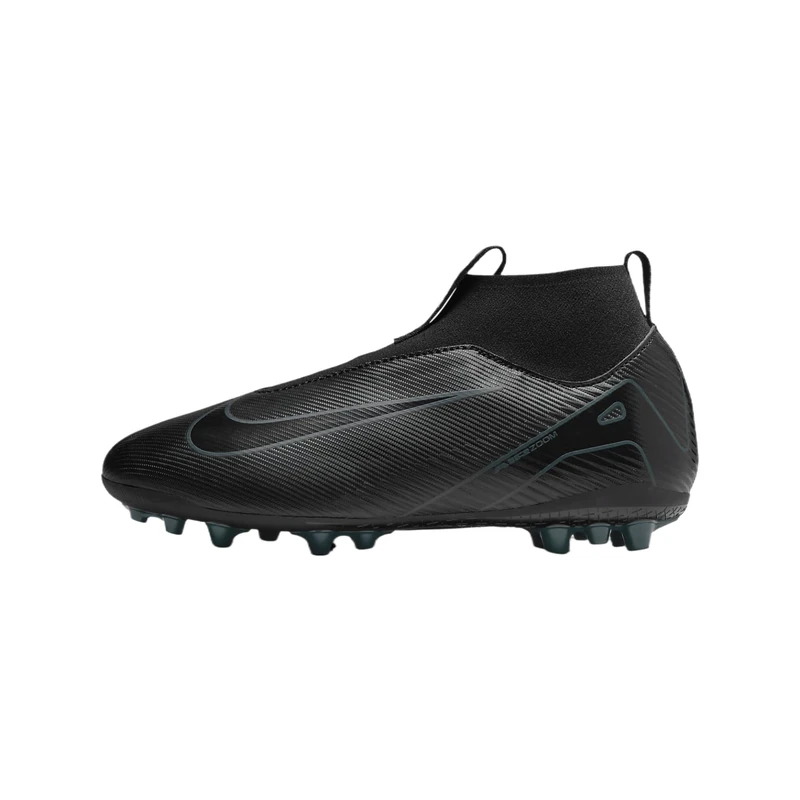 NIKE Boys Jr Zoom Superfly 10 Academy Ag Sneaker, Black Deep Jungle, 4.5 UK