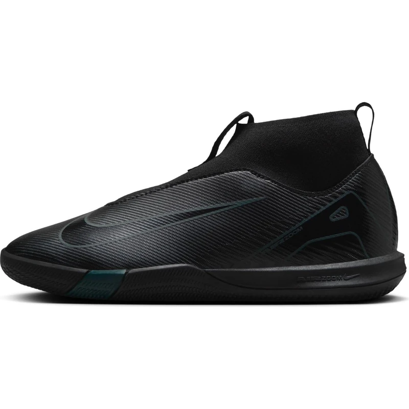 NIKE FQ8312-002 JR Zoom Superfly 10 Academy IC Men Black/Deep Jungle/Black UK 3 - Image 1