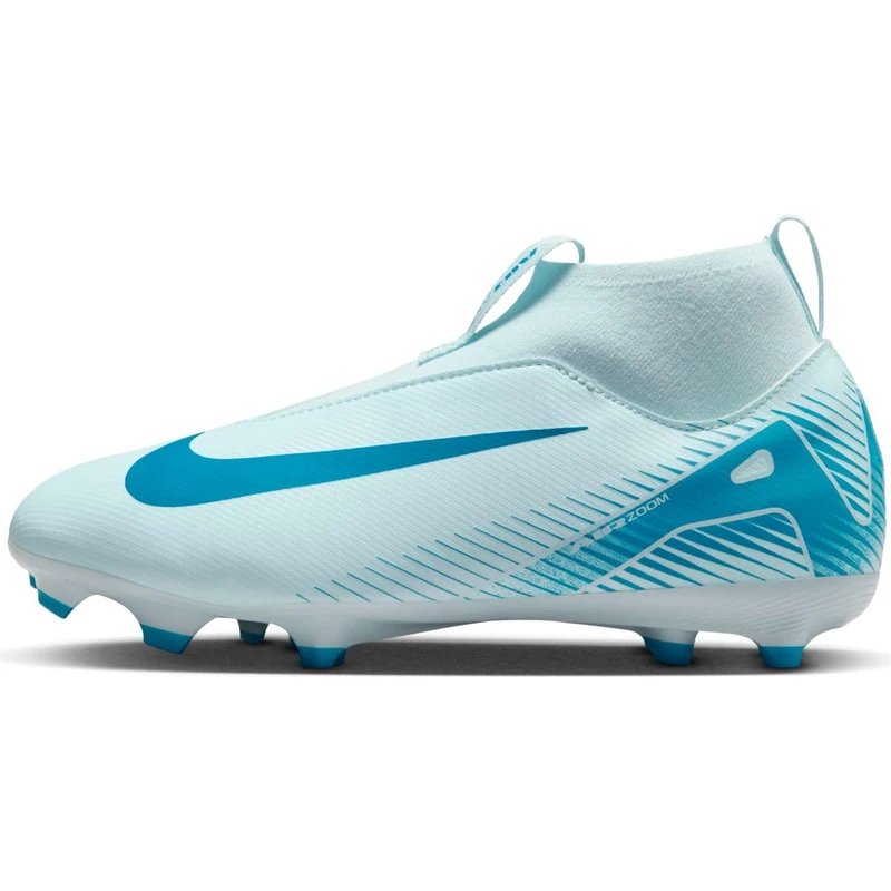 NIKE Boys Jr Zoom Superfly 10 Acad Fgmg Sneaker, Soar Bianco, 2 UK
