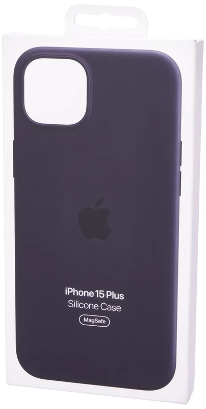 Apple iPhone 15 Plus Silicone Case with MagSafe - Black
