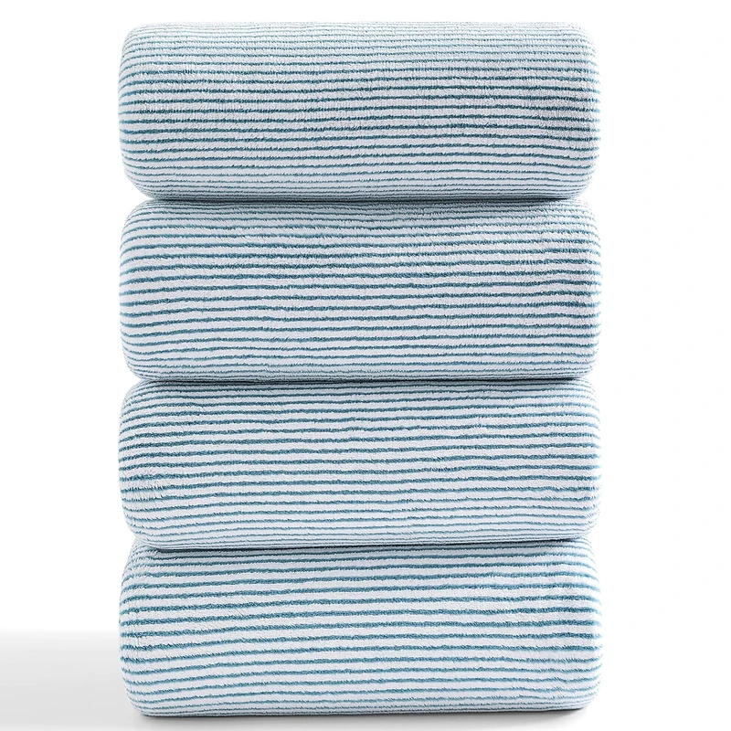 4 Piece Bath Towel Set 35"x70"Oversized Bath Towel for Bathroom Ultra Soft Fluffy Extra Large Bath Sheet Luxury Premium Bathroom Towel Highly Absorbent Quick Dry Shower Towel for Hotel Spa,Lake Blue