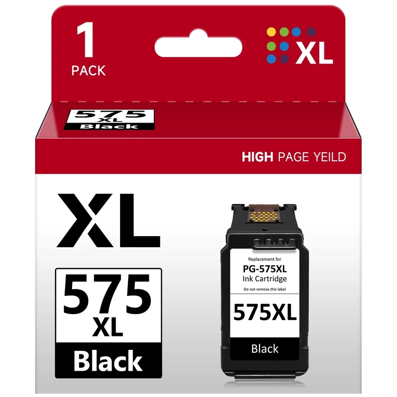 Firstoner PG-575XL Printer Cartridges, PG-575XL Black Replacement for Canon 575, Compatible with Canon PIXMA TS3550i TS3551i TS3750i TR4750i TR4751i (575XL Black)