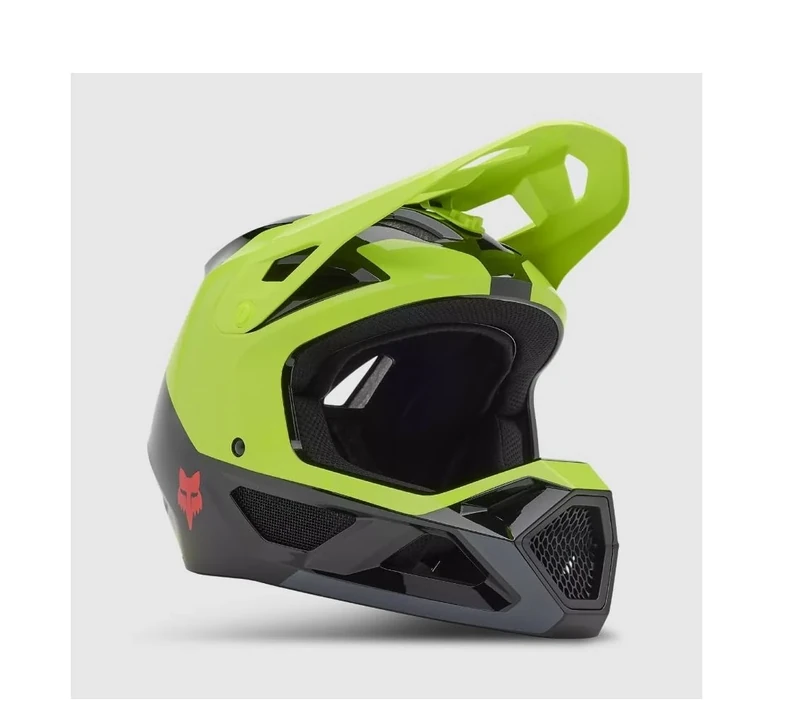 Fox Rampage Barge Bicycle Helmet Neon Yellow XL