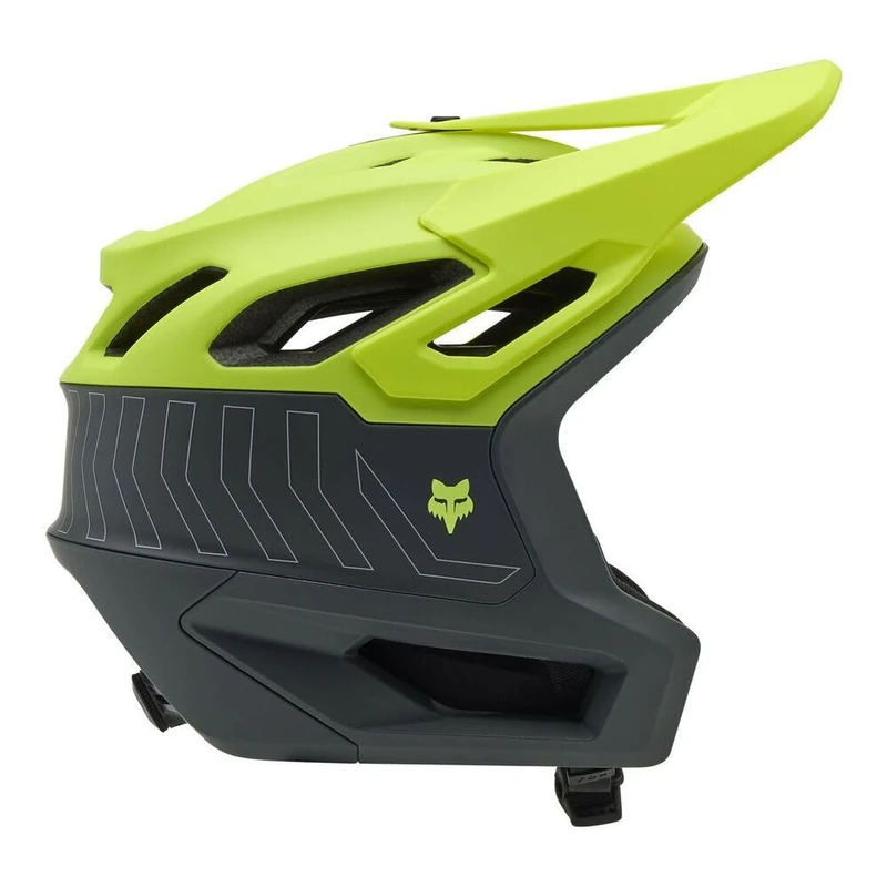 Fox DROPFRAME Pro Runn Helmet Fluo Yellow L