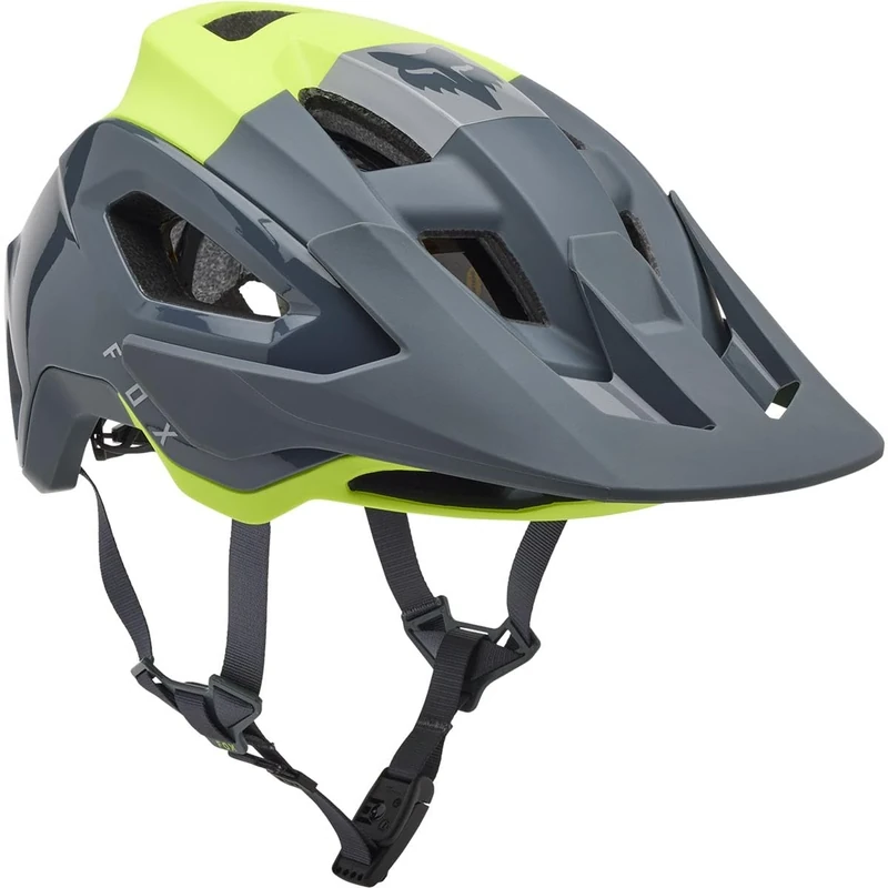 Fox Racing Fox SPEEDFRAME Pro KLIF Cycling Helmet Fluorescent Yellow Unisex-Adult, Yellow, S