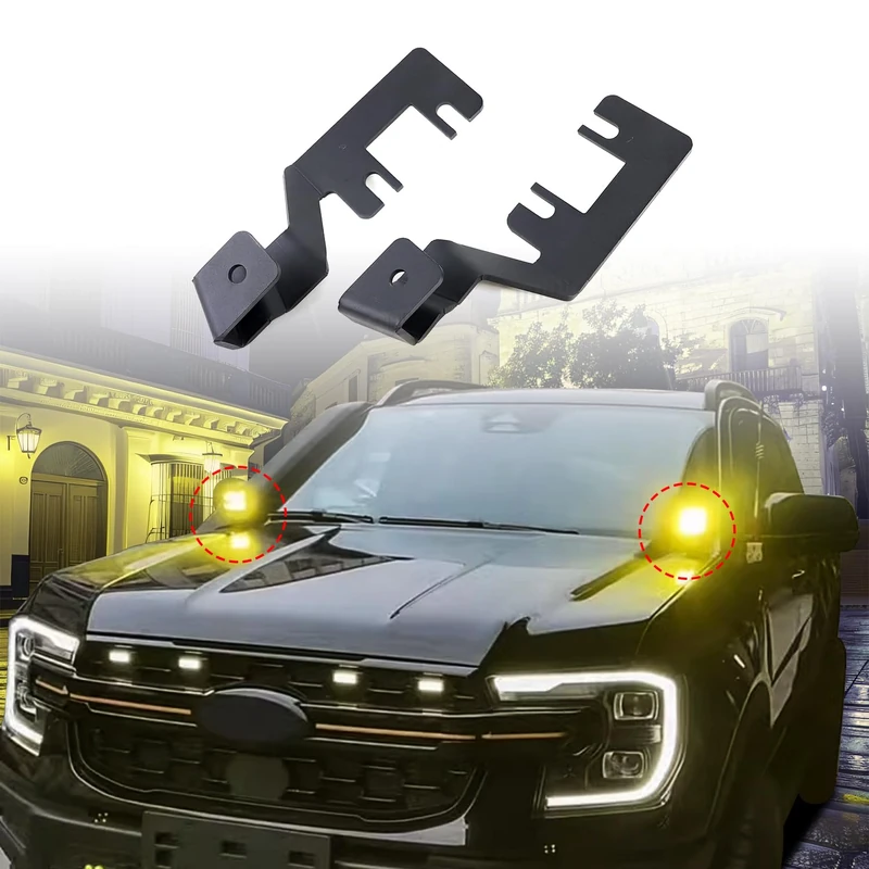 GafeSkui Ford Ranger 2023-2025 LED Pod Light Mount Brackets