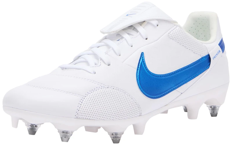 Nike HM0273-100 The Premier III SG-PRO AC Men White/Signal Blue UK 10