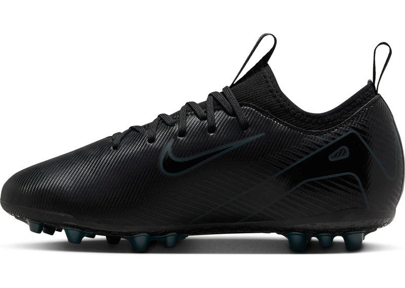 NIKE Boys Jr Zoom Vapor 16 Academy Ag Sneaker, Black Deep Jungle Black, 3 UK