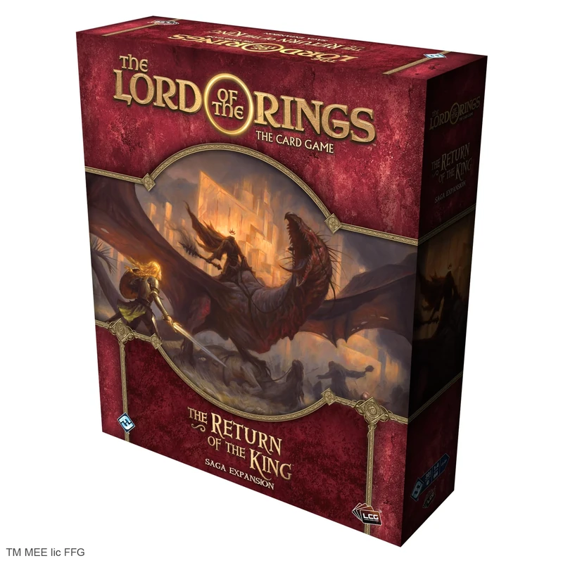 Fantasy Flight Games | The Lord of the Rings LCG: The Return of the King Saga Expansion | Card Game | Ages 14+ | 1-4 Players | 30-90 Minutes Playing Time