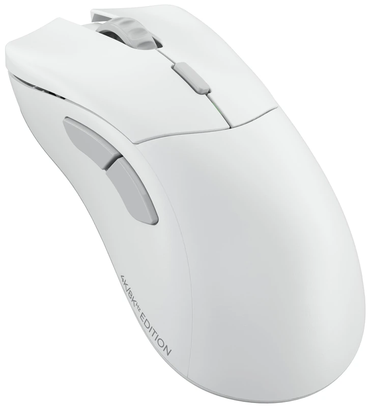 GLORIOUS Gaming Model D 2 PRO 4K/8K Wireless Gaming Mouse - 2.4GHz 1ms delay, 4K/8K Polling, 100M clicks, 62g Superlight, Long Battery Life, 26K DPI, RGB, Ergonomic, 6 Buttons, PTFE Feet - White
