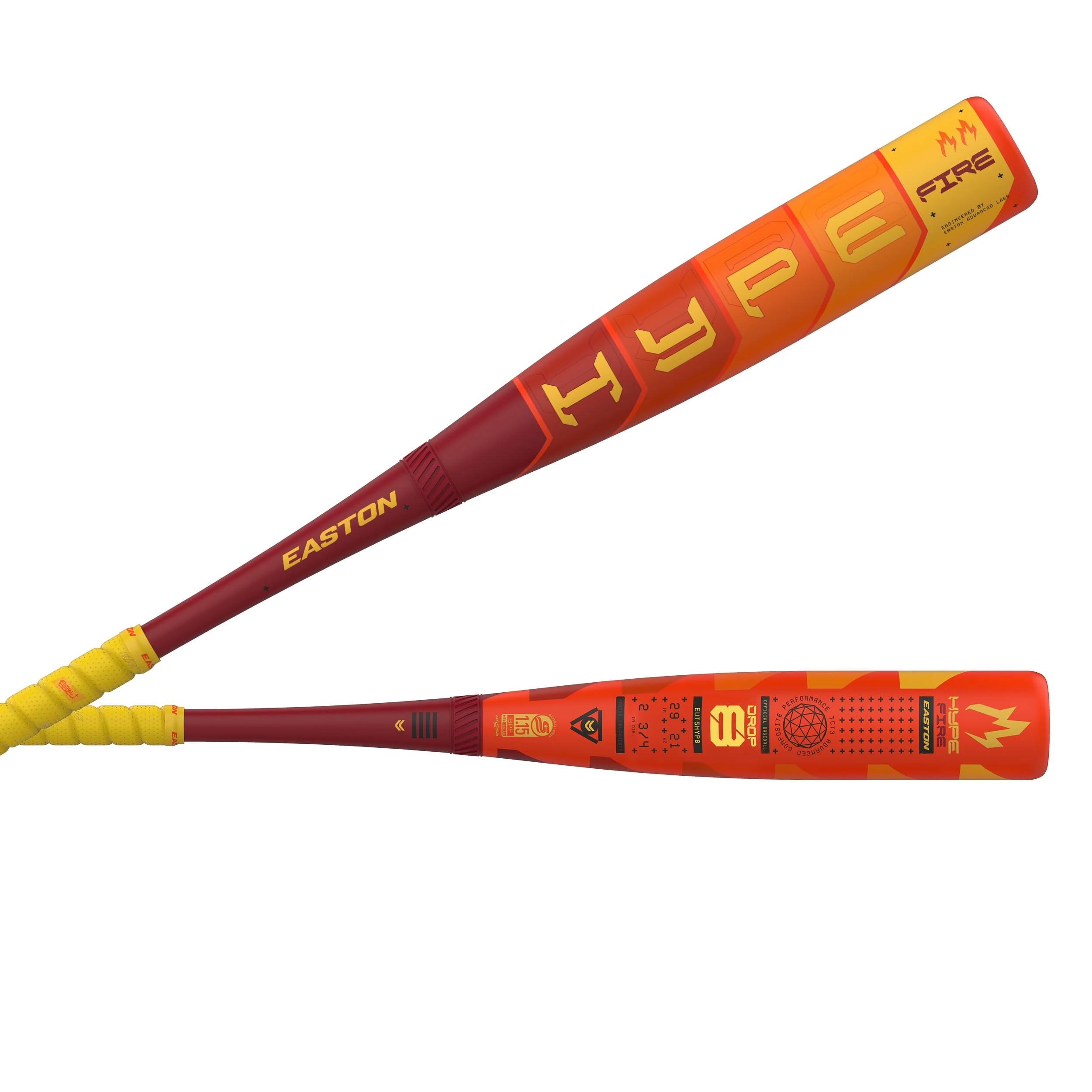 Easton | 2025 | Hype FIRE Baseball Bat | USSSA | -8 Drop | 2 3/4' Barrel | 32 inch