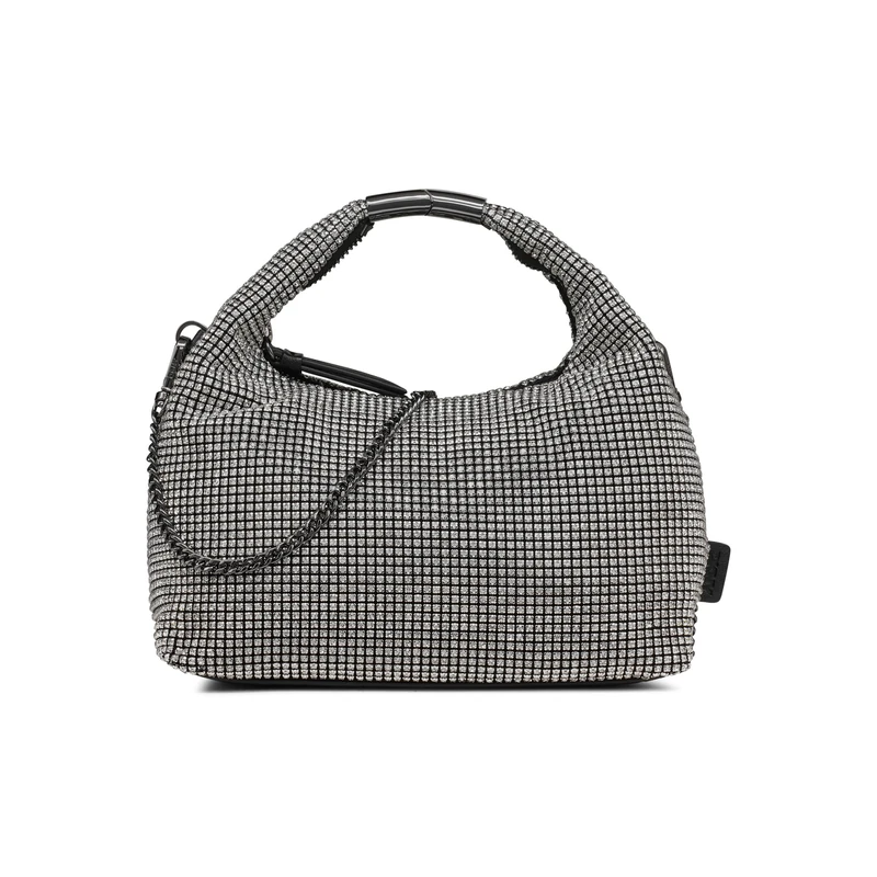 DKNY Women's Mel Hobo Tote, Clear, One Size - Image 1