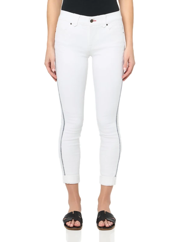 Tommy Hilfiger Women's Jean Denim Waverly, Light White, 10