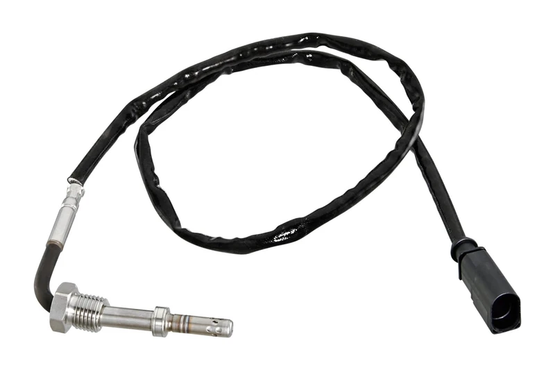 HELLA 6PT 358 226-271 Sensor, exhaust gas temperature - 2-pin connector - Bolted - Cable: 750mm