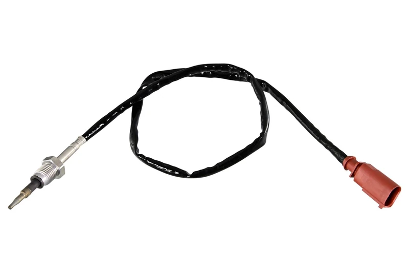 HELLA 6PT 358 226-321 Sensor, exhaust gas temperature - 2-pin connector - Bolted - Cable: 625mm