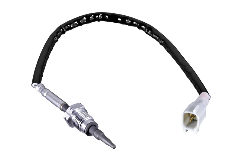 HELLA 6PT 358 226-191 Sensor, exhaust gas temperature - 2-pin connector - Bolted - Cable: 260mm