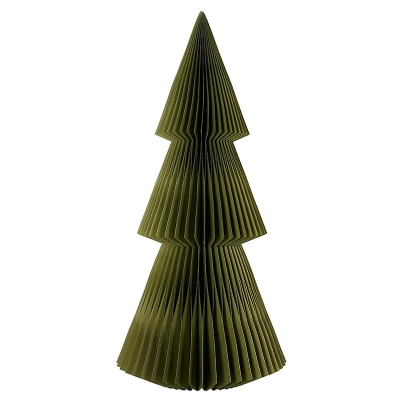 Santa Barbara Design Studio Honeycomb Paper Christmas Tree Decoration, Balsam Fir-Green, 36" Tall - Image 1