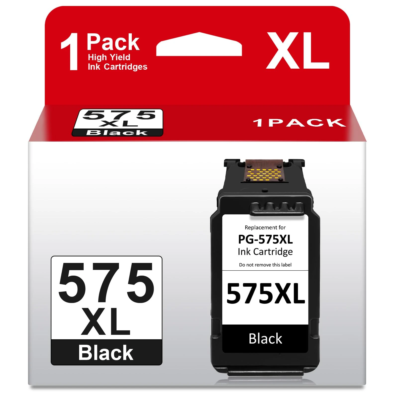 Neiber PG-575XL 575 Ink Cartridges, PG-575 Black Compatible for Canon 575 Black Ink Cartridge, Printer Ink 575 XL Compatible with Canon Pixma TS3550i TS3551i TS3750i TR4750i TR4751i Printer (1 Pack)