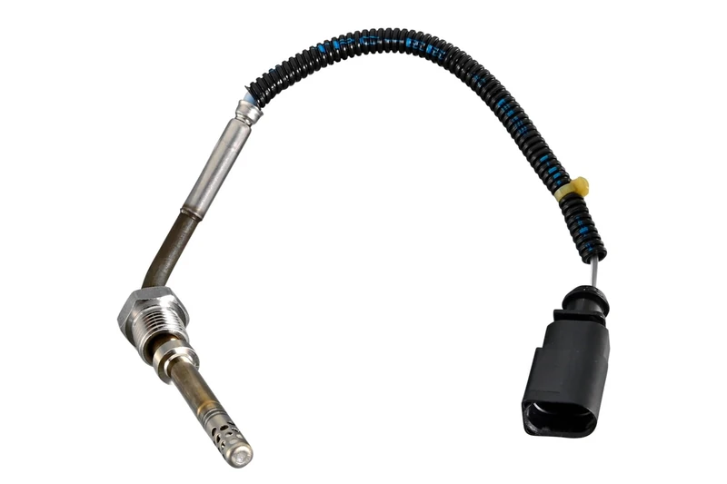 HELLA 6PT 010 376-971 Sensor, exhaust gas temperature - 2-pin connector - Bolted - Cable: 149mm
