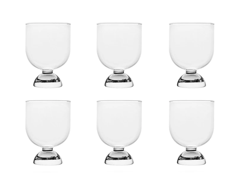 H&h Set of 6 Modern Glasses CC260