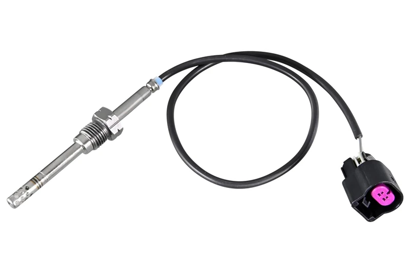 HELLA 6PT 358 226-121 Sensor, exhaust gas temperature - 2-pin connector - Bolted - Cable: 415mm