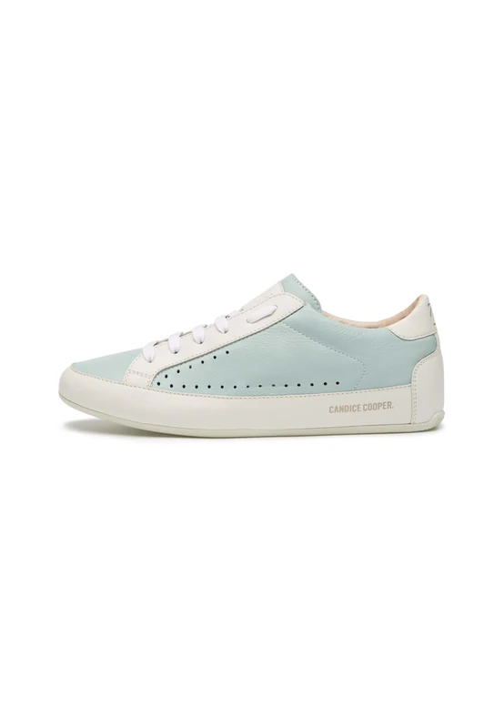 Candice Cooper Leather and Suede Sneakers, Ice Water Green, 9 UK