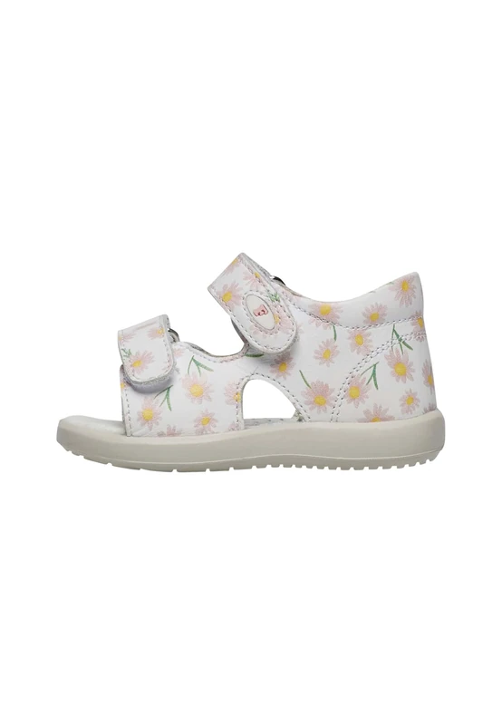 Falcotto New River, Girls' Sandals, White, 2.5 UK, White, 18 EU