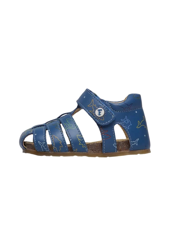 Falcotto Alby Sandals, Azzurro, 3 UK Child
