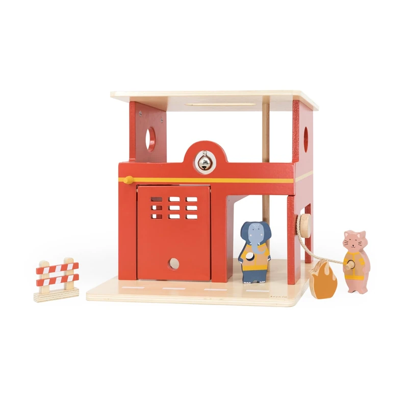 Trixie Wooden animal fire station