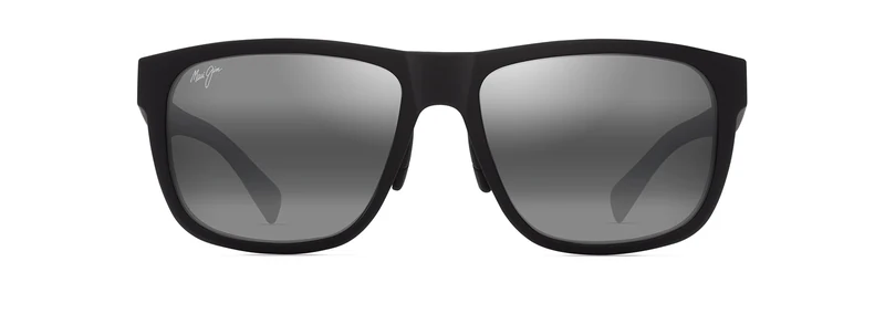 Maui Jim Puakea Sunglasses, Matte Black, 57-16-145